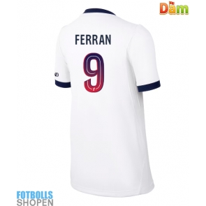 Billiga Paris Saint-Germain Ferran Torres #9 Bortatröja Dam 2026-27 Kortärmad